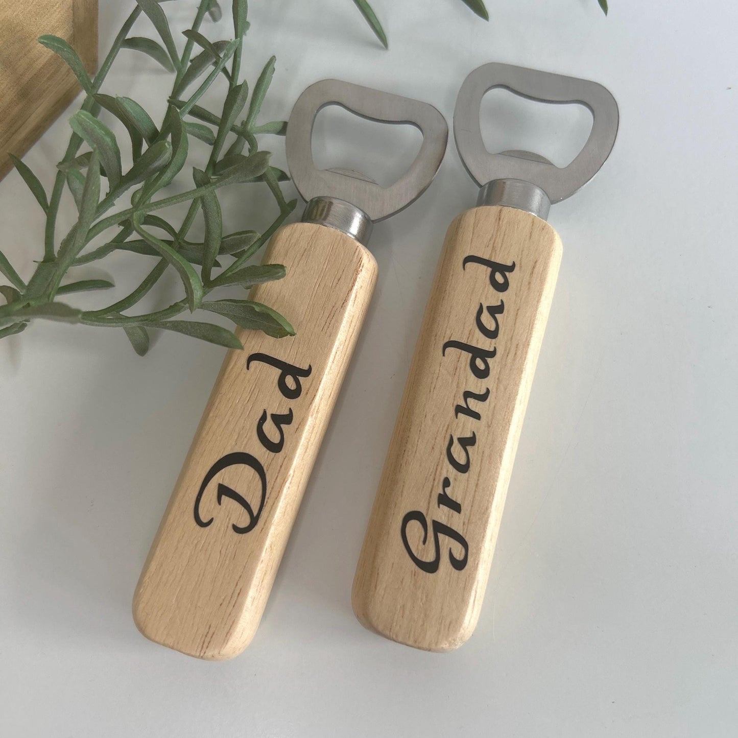 Personalised Wooden Bottle Opener