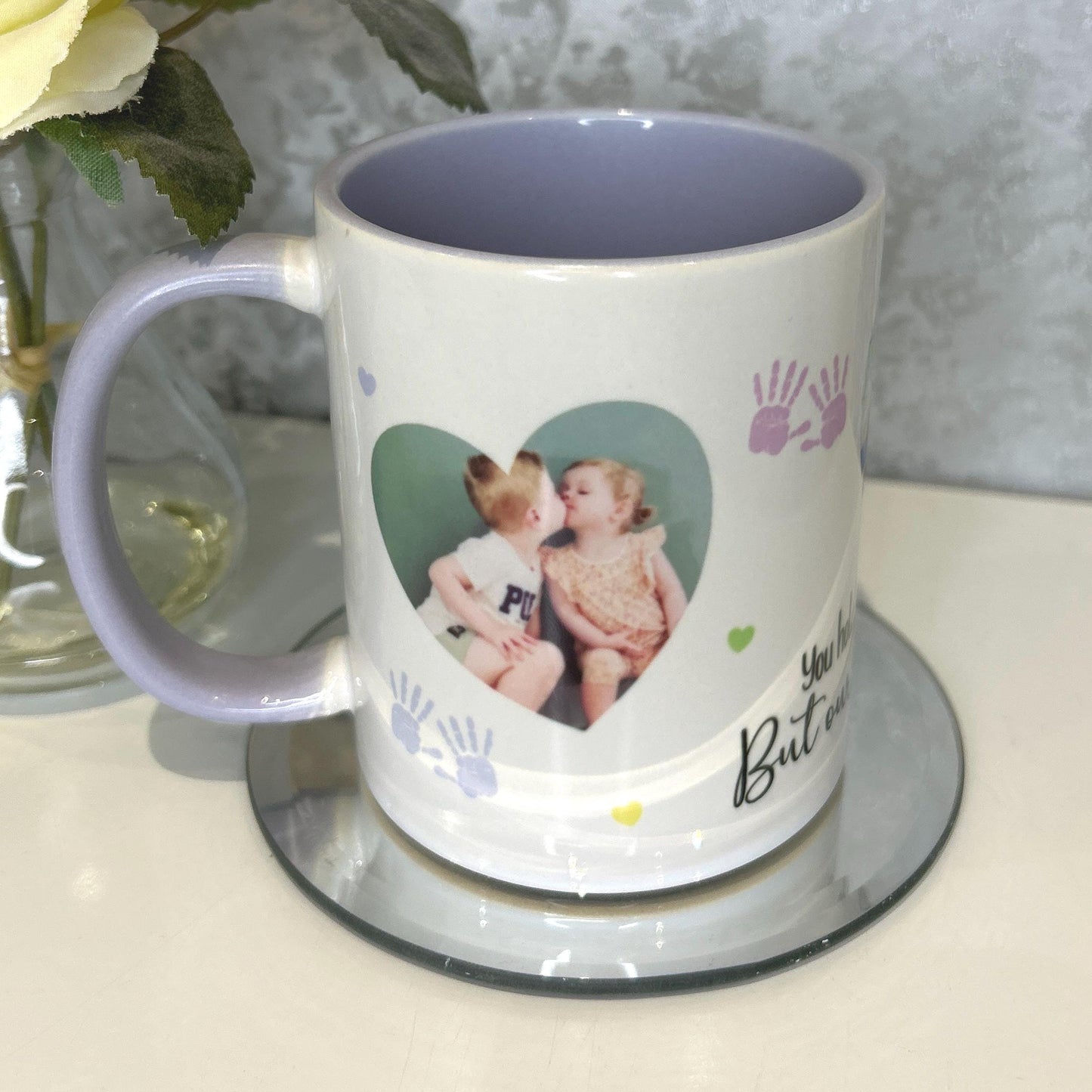 You Hold Our Hands For A While Photo Mug