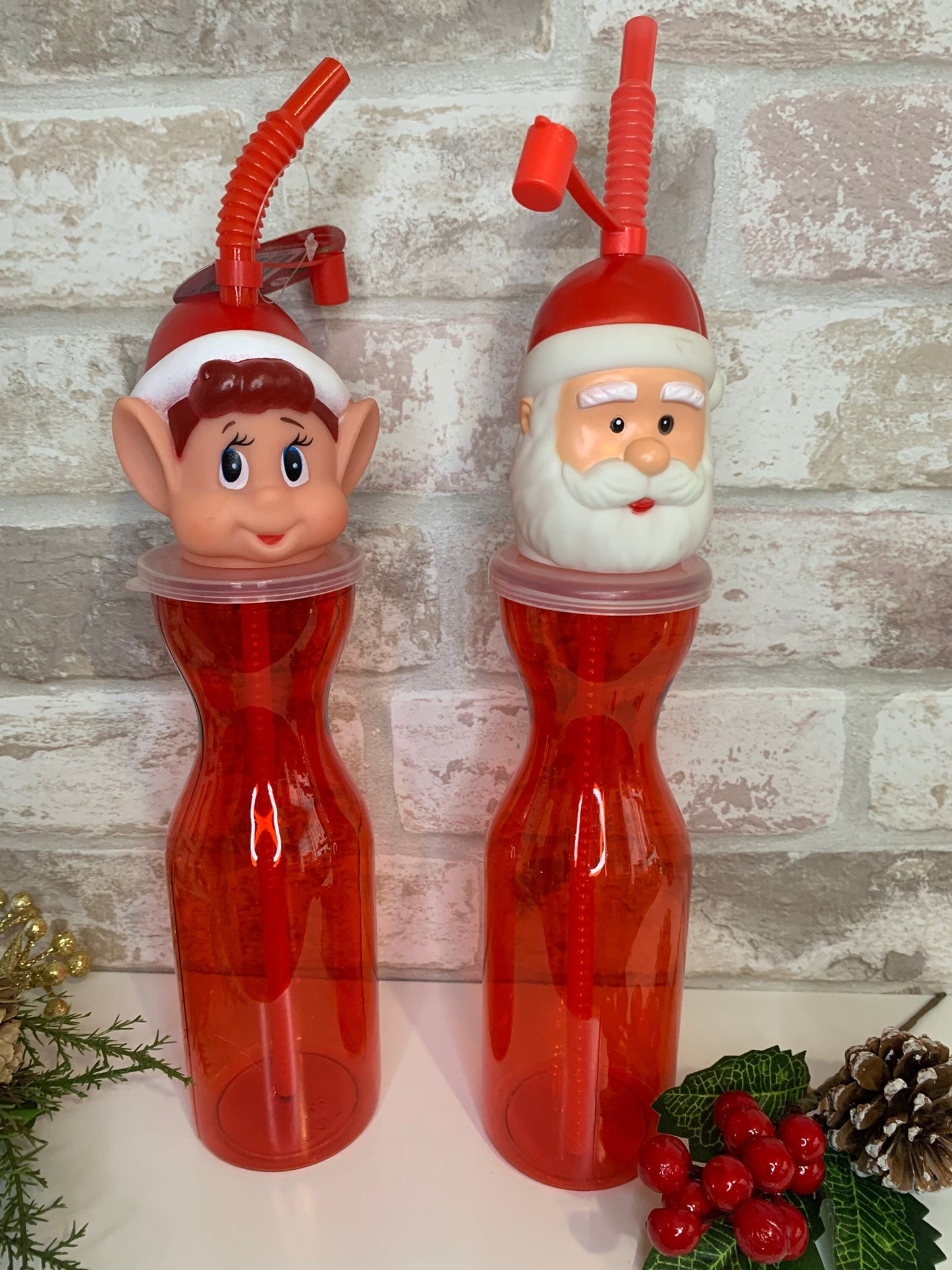 Personalised Elf, Santa & Snowman Flasks