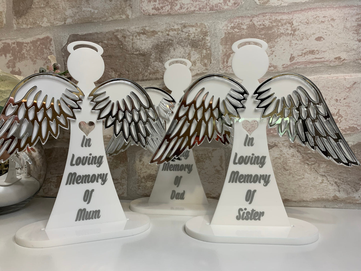 In Loving Memory Free-Standing Angel