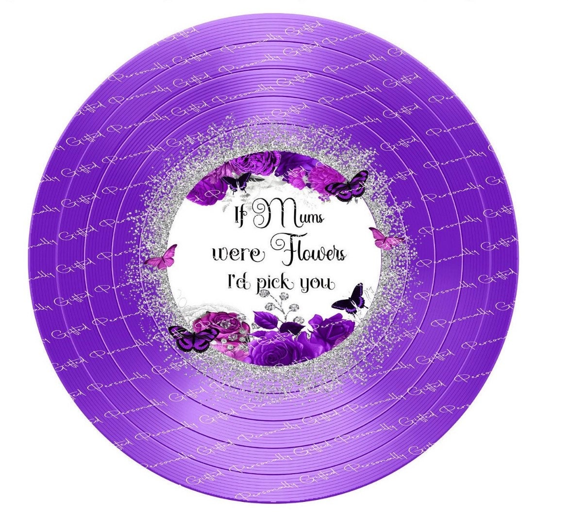 First My Mother, Forever My Friend Record Vinyl Player Gift