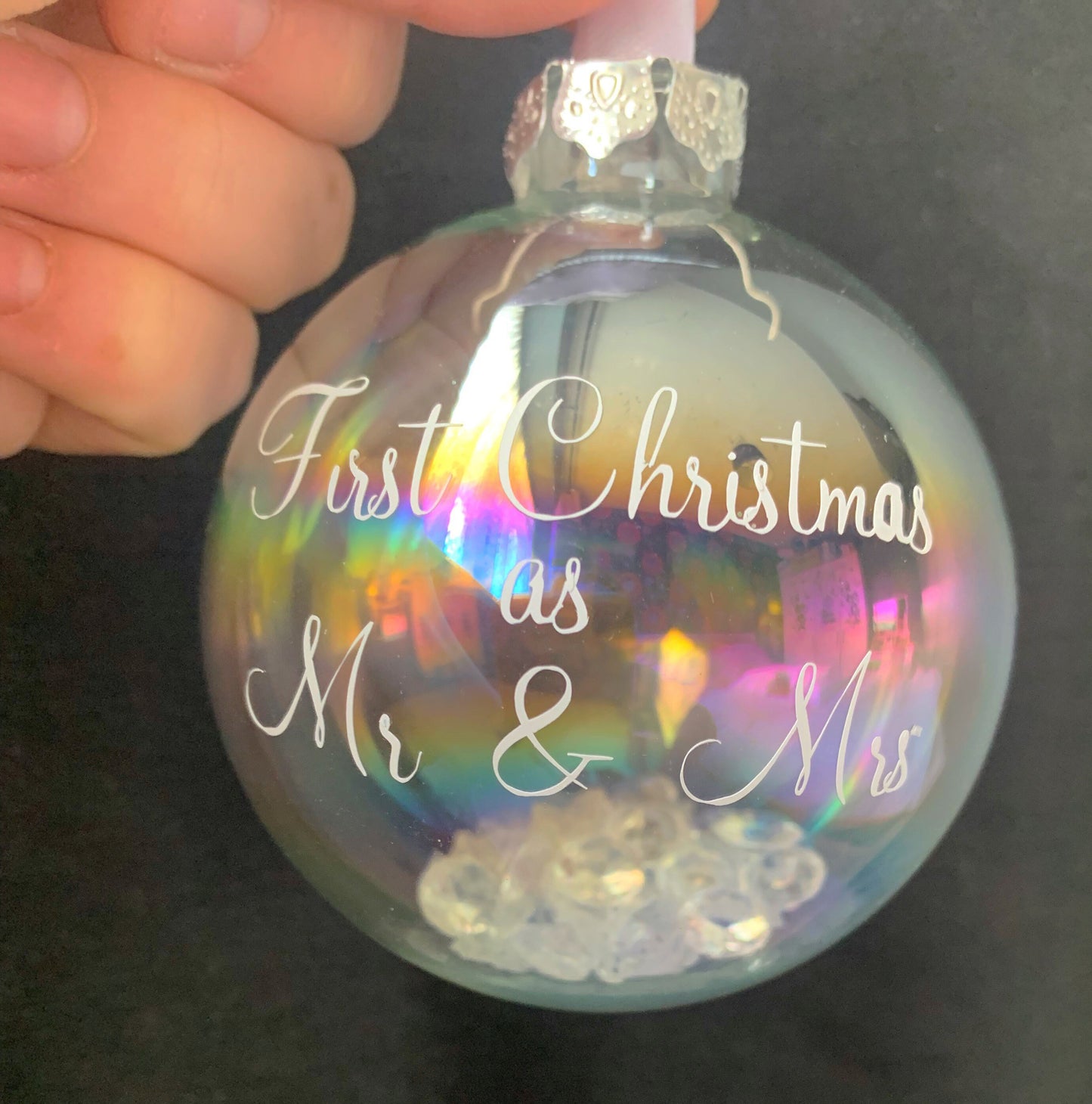 First Christmas as Mr and Mrs Christmas Bauble