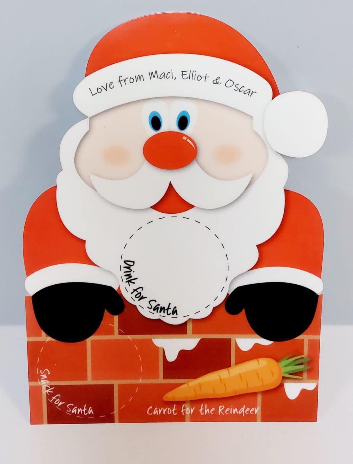 Santa's Christmas Eve Snack Board