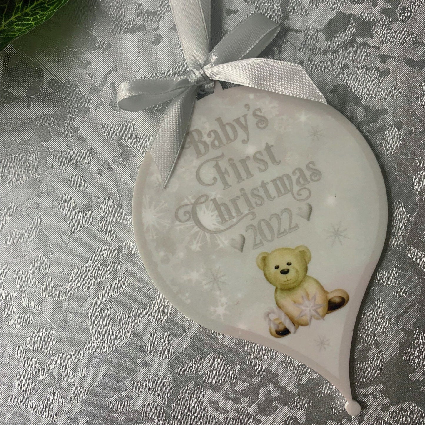 Baby's First Christmas Tree Bauble Decoration