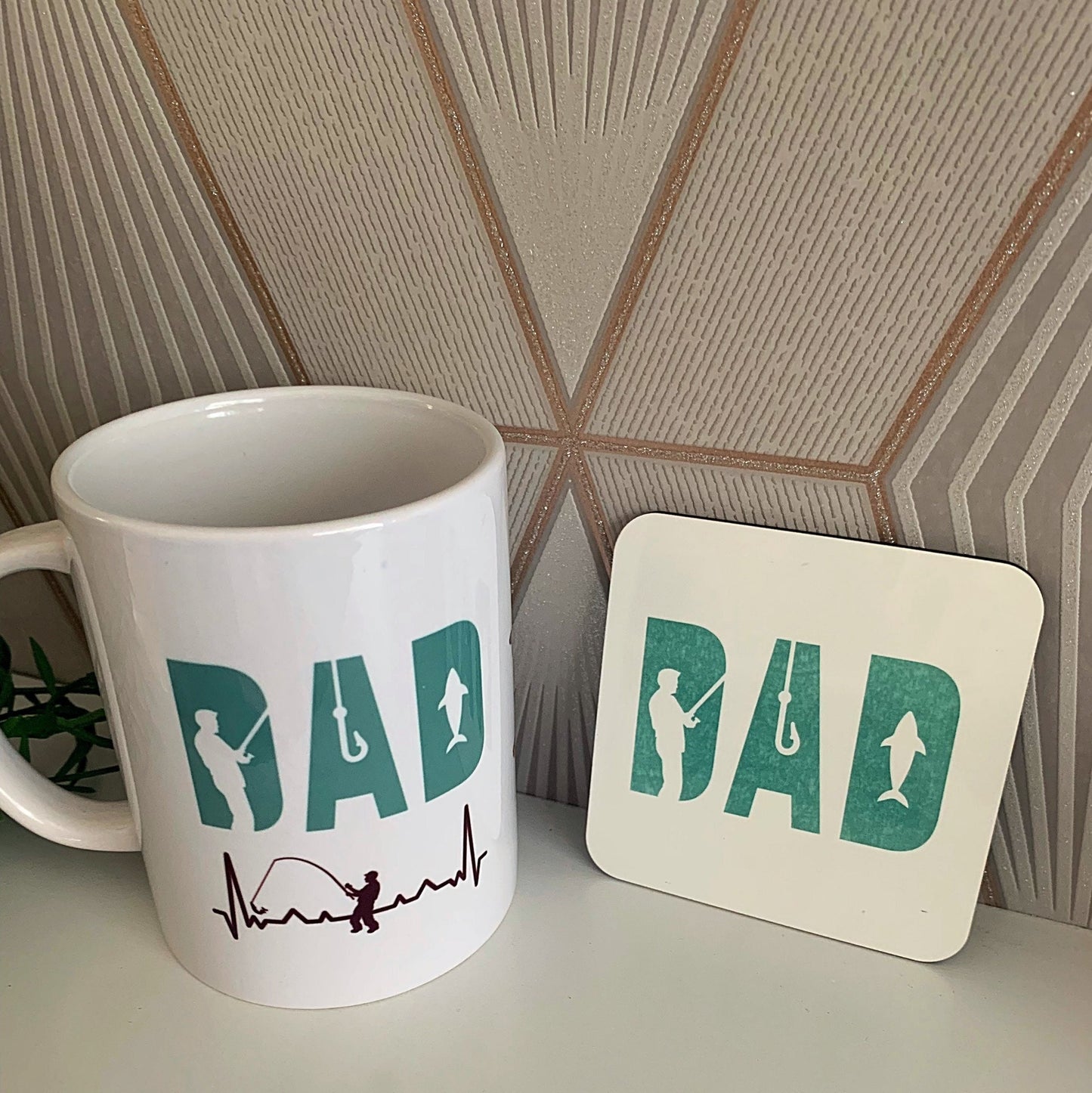 Fishing Legend Mug & Coaster Set
