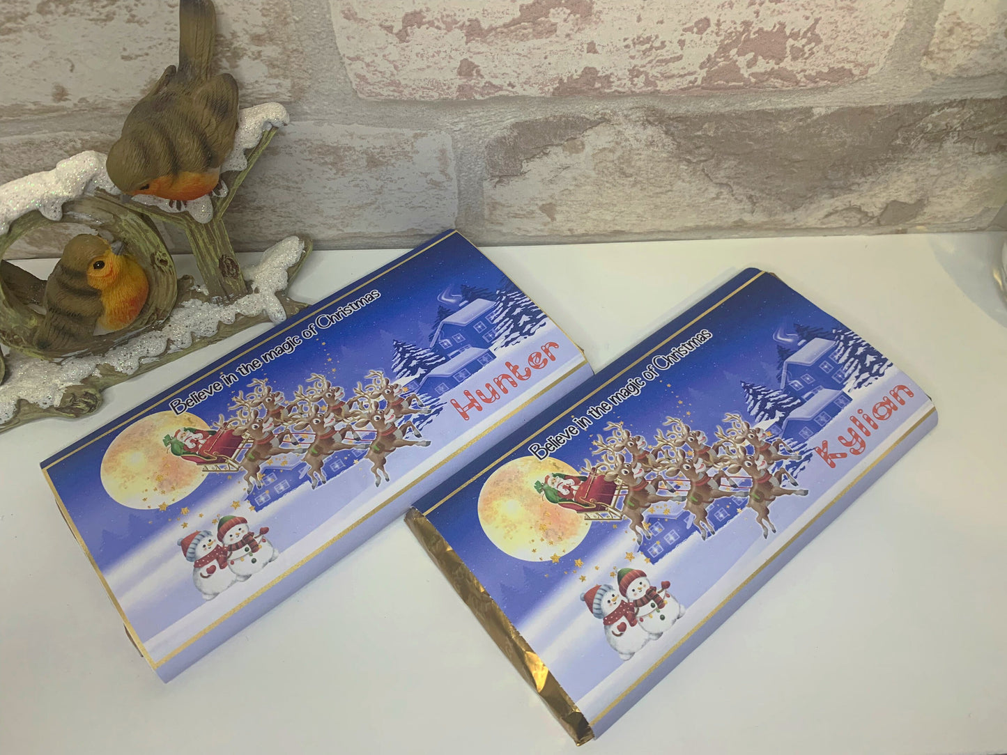 Christmas Gonk/Gnome Chocolate Bar Wrapper
