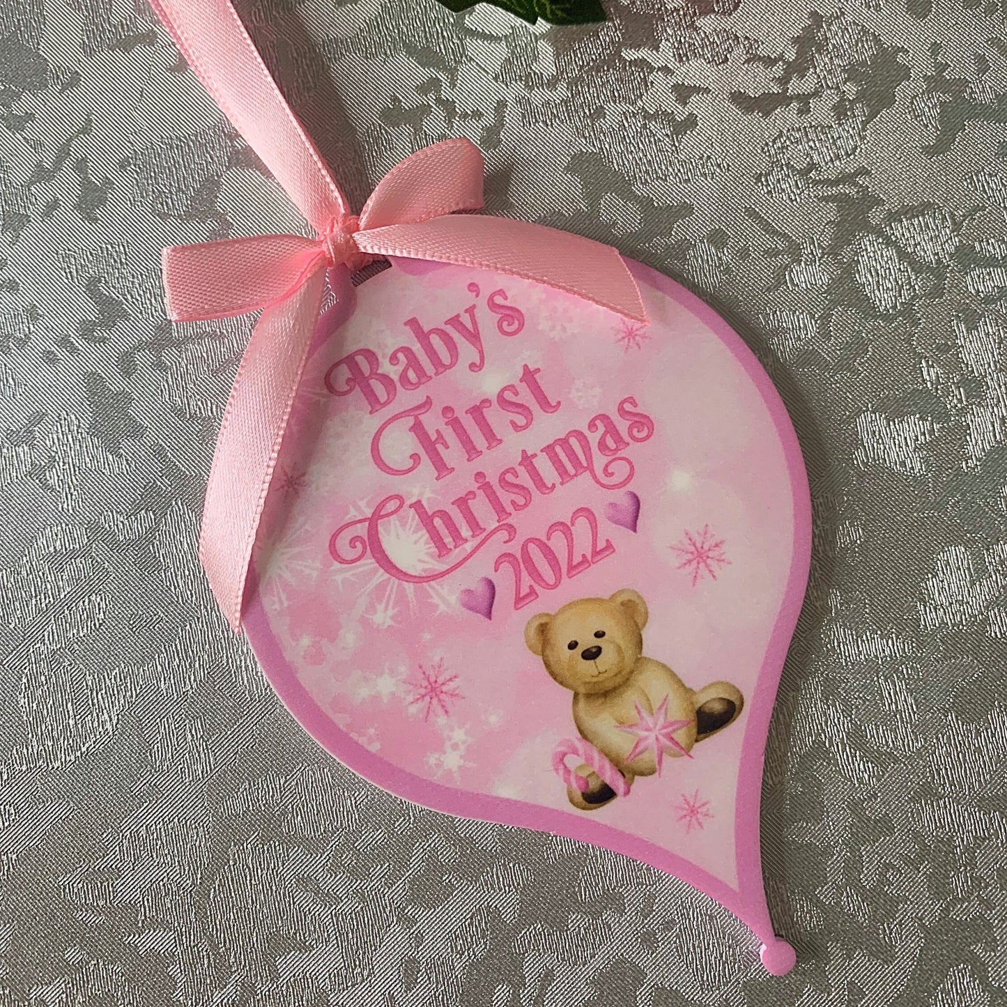 Baby's First Christmas Tree Bauble Decoration