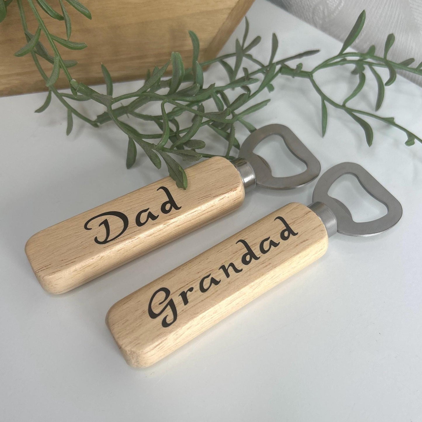 Personalised Wooden Bottle Opener