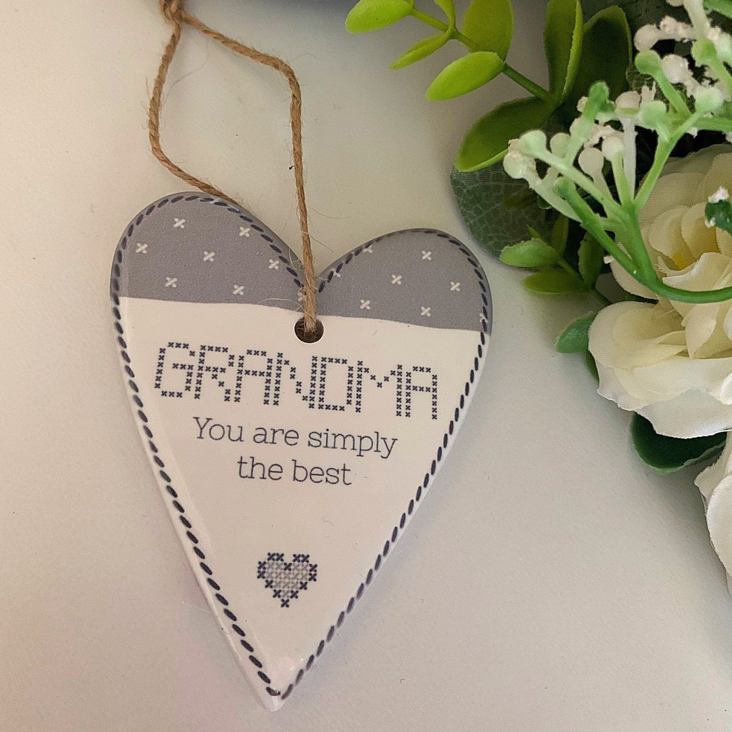 Ceramic Hanging Heart|