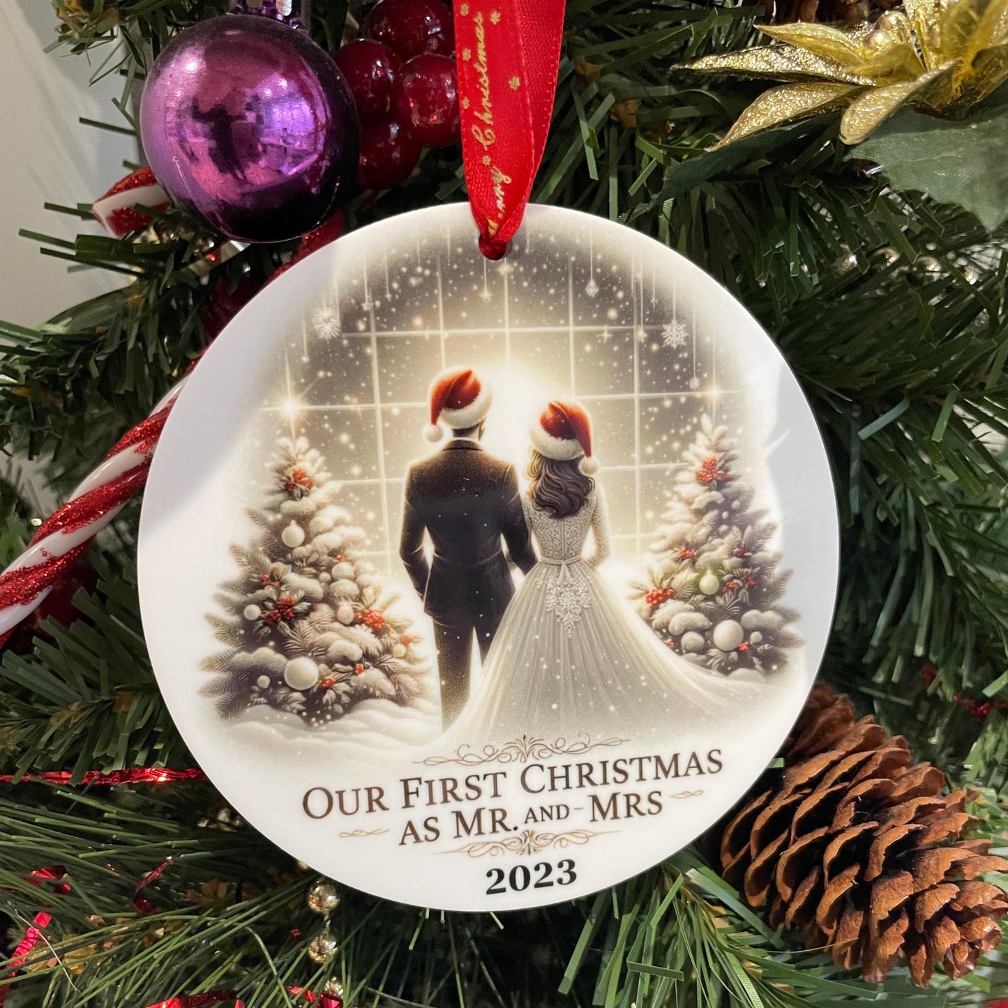 Our First Christmas As Mr & Mrs Bauble