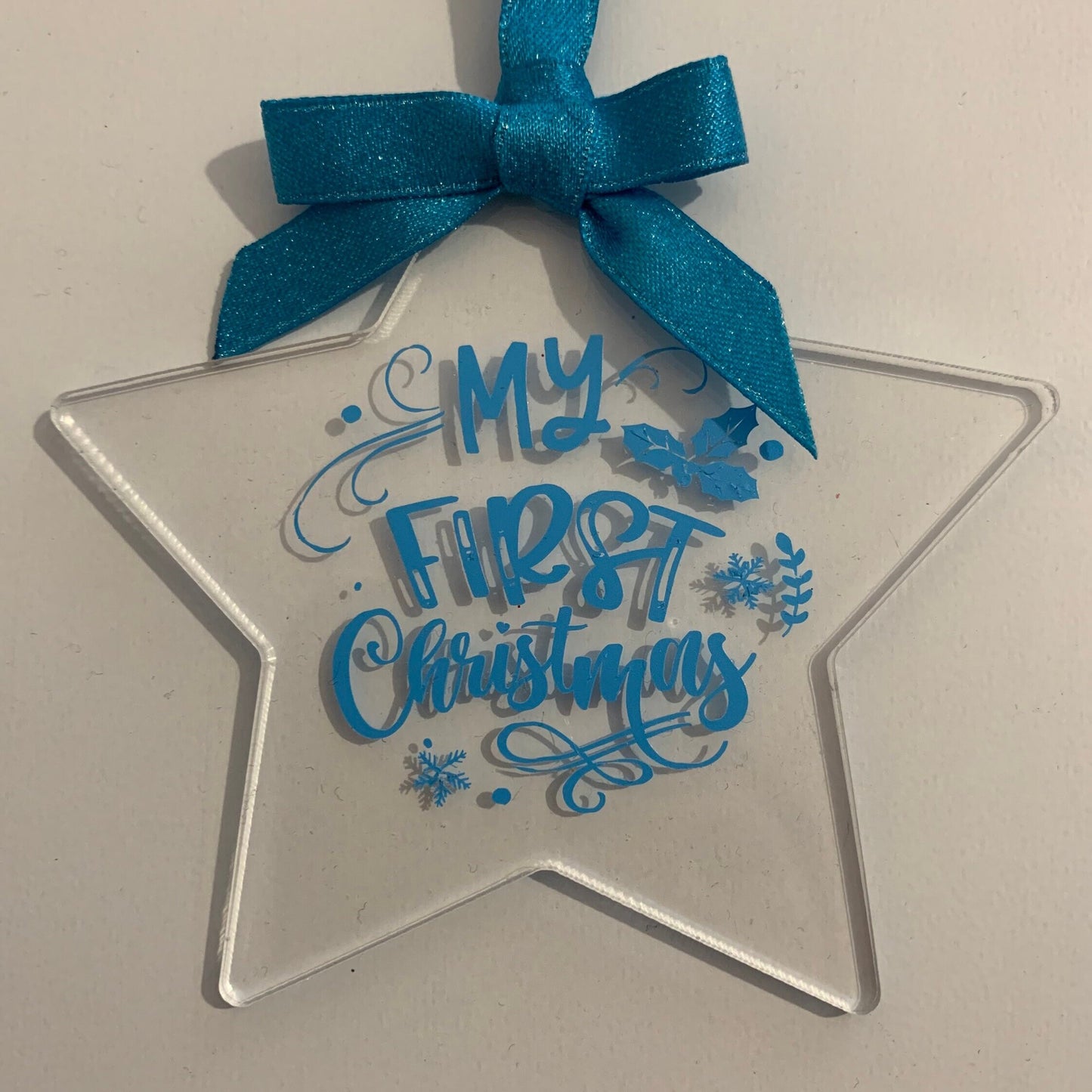 My first Christmas Star Bauble
