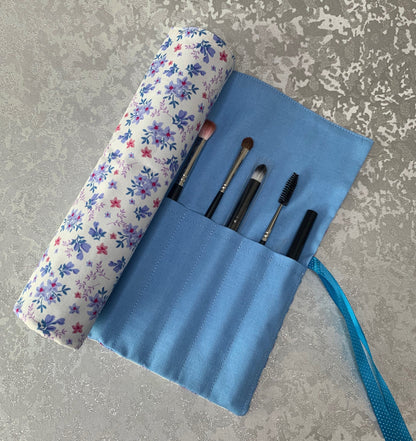 Cosmetic Make-Up Brush Roll Wrap
