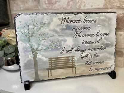 In Memory Memorial Slate