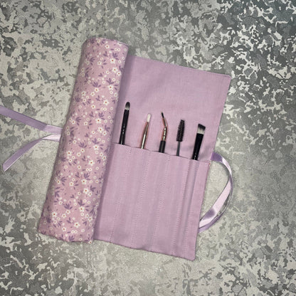 Cosmetic Make-Up Brush Roll Wrap