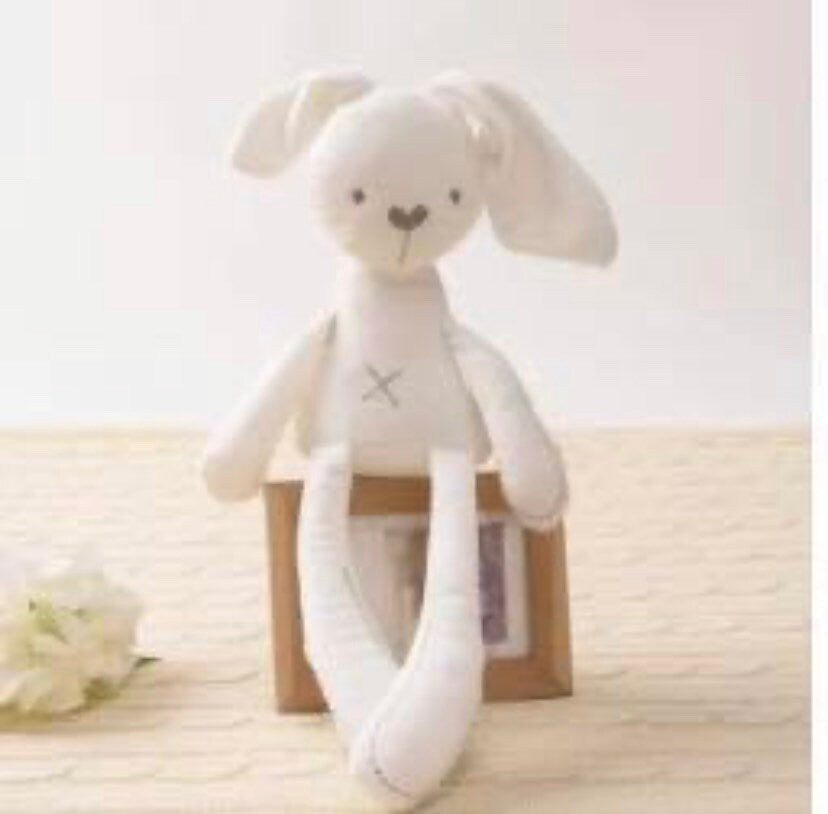 Personalised New-Born Arrival Soft White Bunny