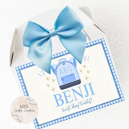 Personalised Back To School  Treat Box For Children