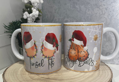 Tinsel Tits & Jingle Balls Mug