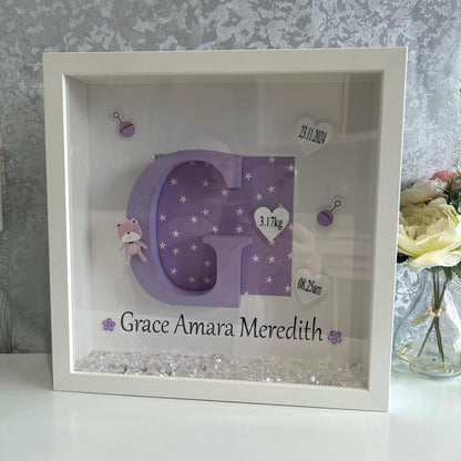 New Born Baby Keepsake-Birth of Baby Frame