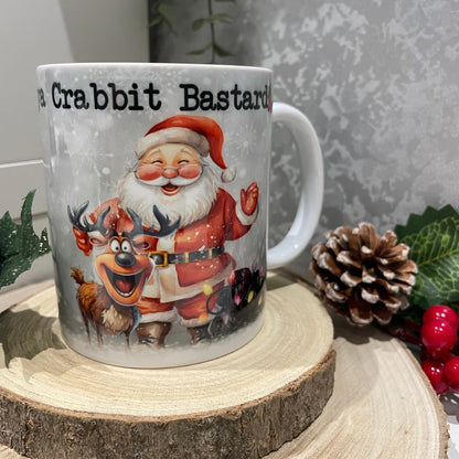 Merry Christmas Ya Miserable Bastard or Crabbit Bastard Mug