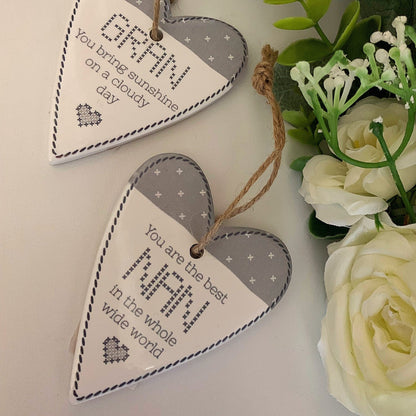 Ceramic Hanging Heart|