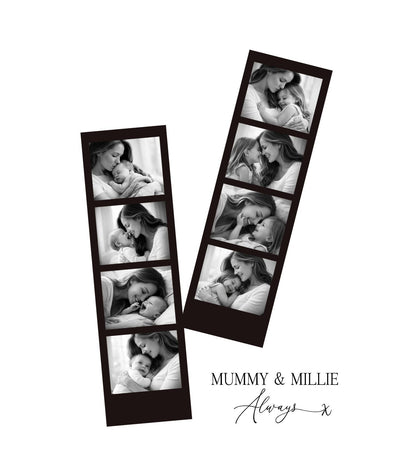 Mummy & Me Keepsake - Personalised Mother’s Day Photo Print A4