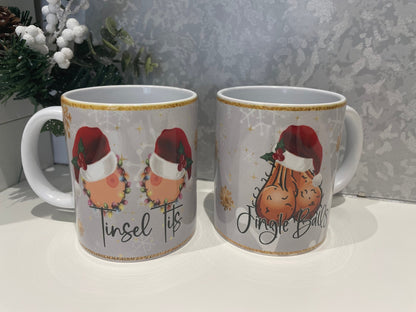 Tinsel Tits & Jingle Balls Mug