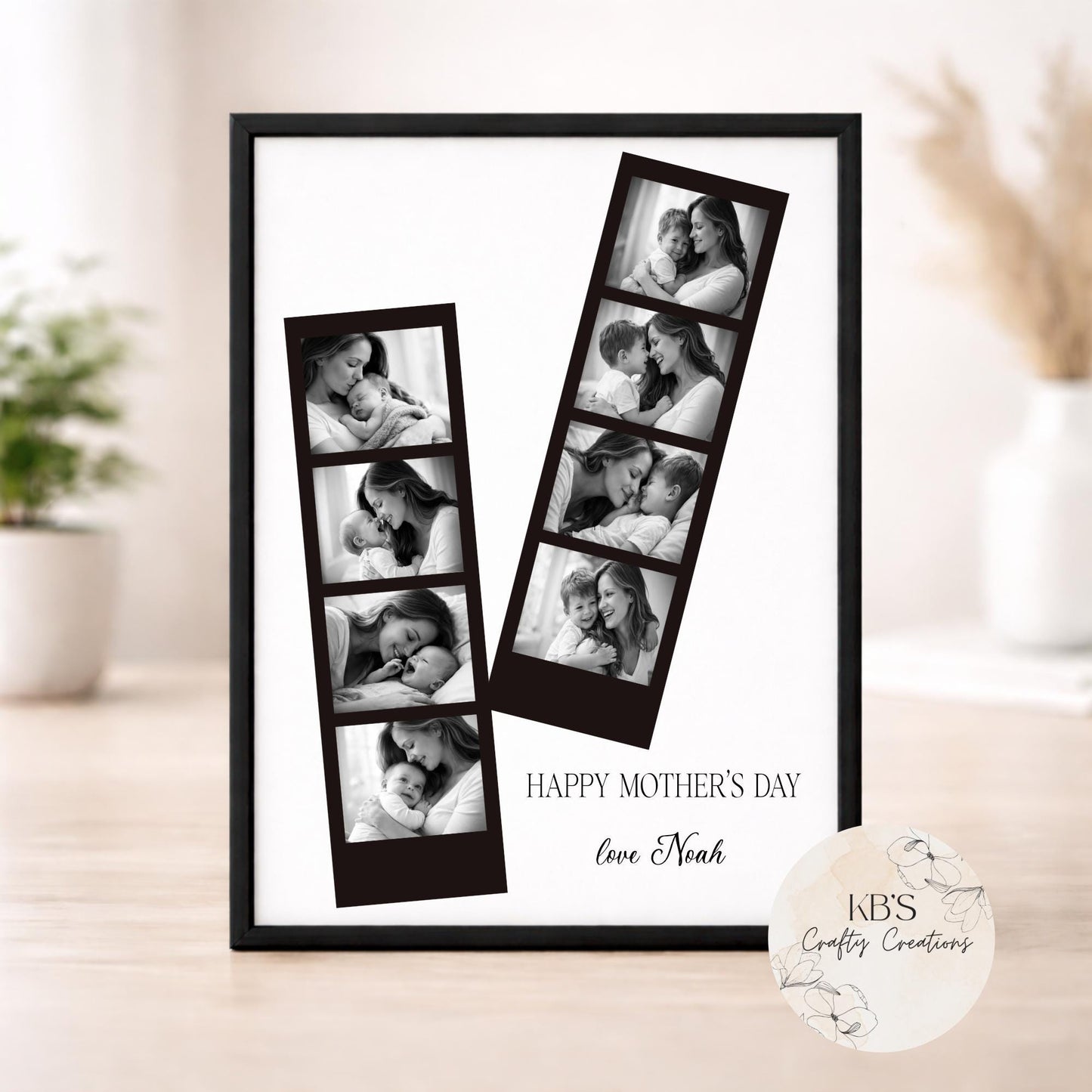 Mummy & Me Keepsake - Personalised Mother’s Day Photo Print A4