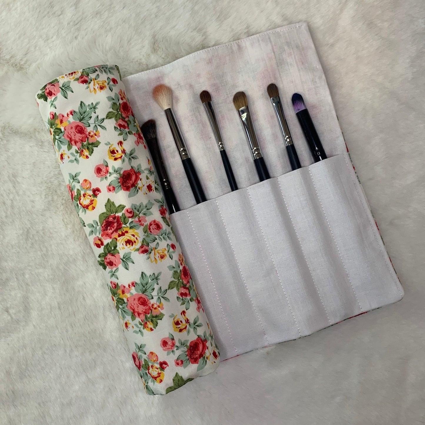 Cosmetic Make-Up Brush Roll Wrap