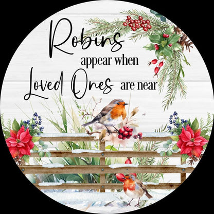 Robins Appear when Loved Ones Are Near Bauble