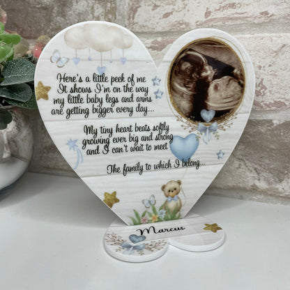 Baby Announcement Ultrasound Keepsake