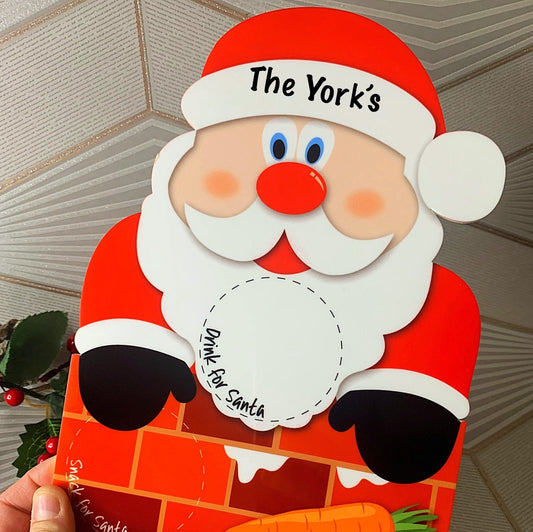 Santa's Christmas Eve Snack Board
