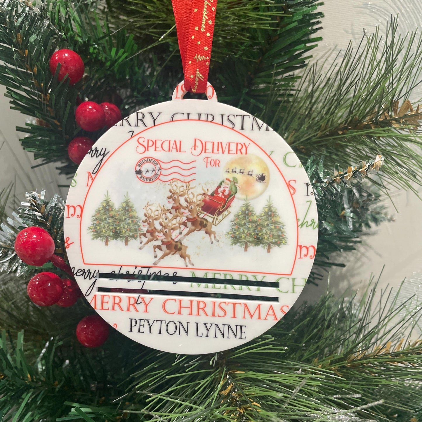 Christmas Money Gift Holder Bauble