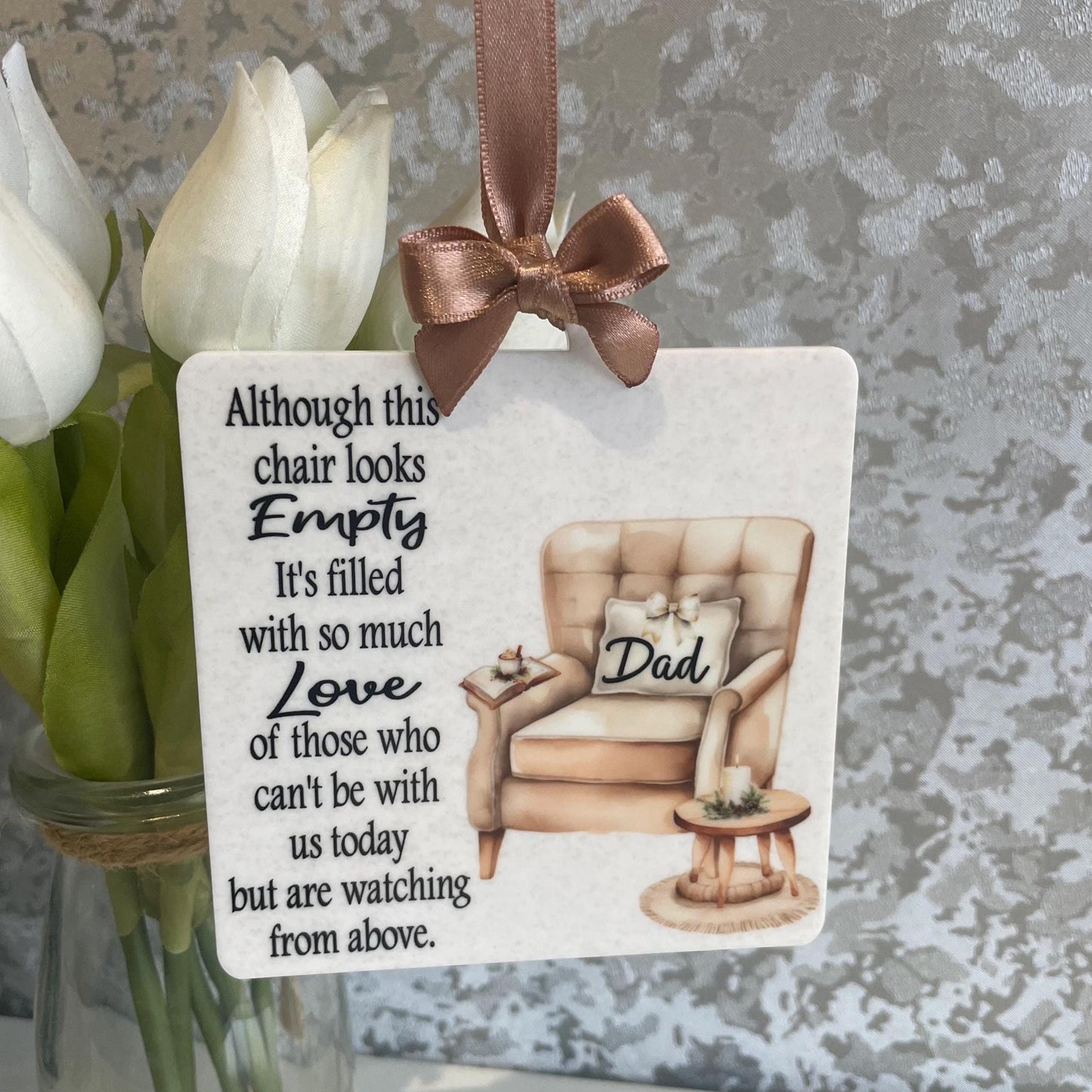 Empty Chair Memorial Hanging Decoration