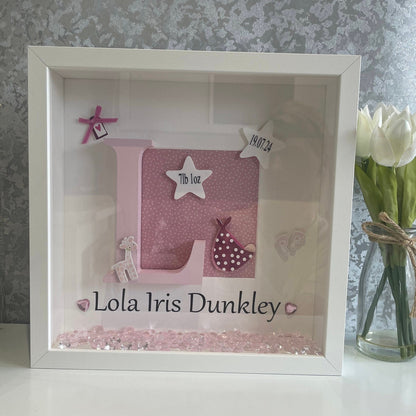 New Born Baby Keepsake-Birth of Baby Frame