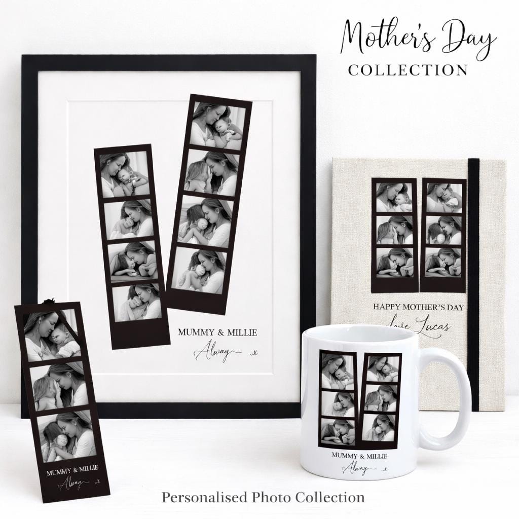 Mummy & Me Keepsake - Personalised Mother’s Day Photo Print A4