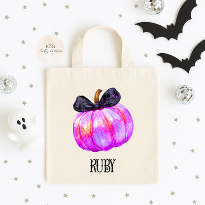 Halloween Spooky Pumpkin Tote Bag