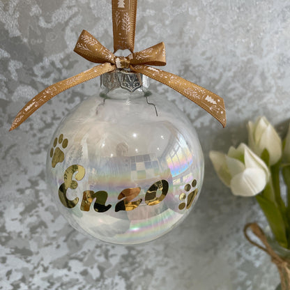 Personalised Pet Bauble