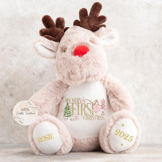 My Very First Christmas Reindeer Teddy
