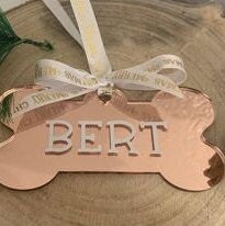 Personalised Pet Bone Bauble