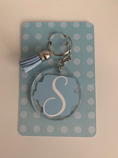 Custom Keychain with Tassel
