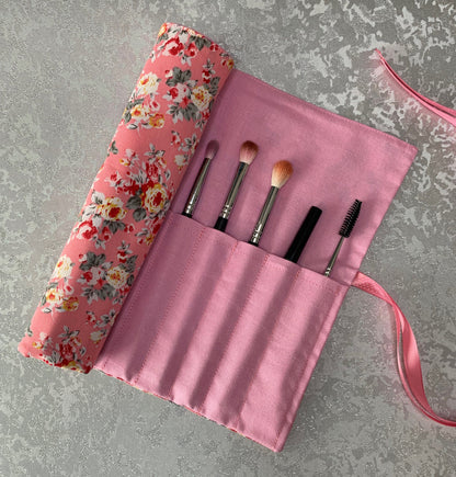 Cosmetic Make-Up Brush Roll Wrap