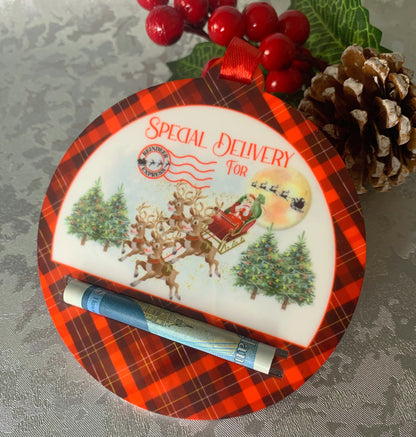 Christmas Money Gift Holder Bauble