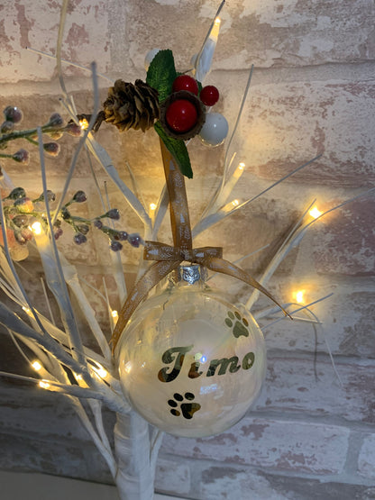 Personalised Pet Bauble