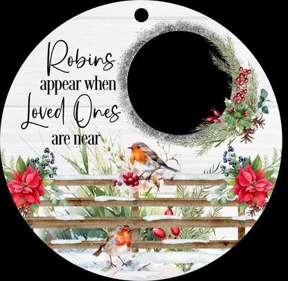 Robins Appear when Loved Ones Are Near Bauble
