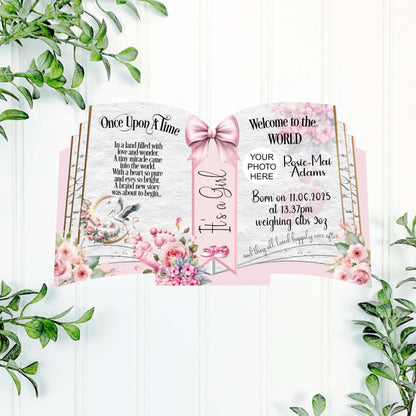 Welcome To The World Little One - New Baby Arrival Keepsake
