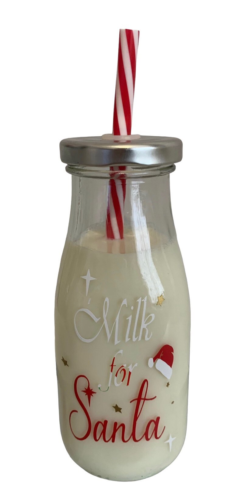 Christmas Eve Milk For Santa Bottle