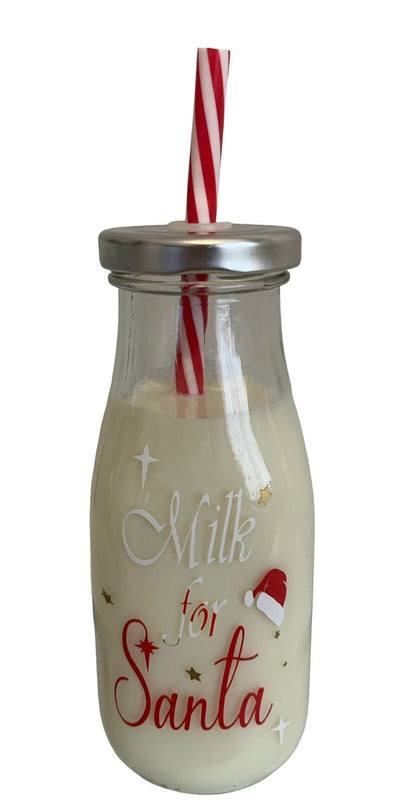 Christmas Eve Milk For Santa Bottle