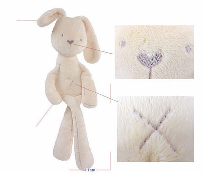 Personalised New-Born Arrival Soft White Bunny
