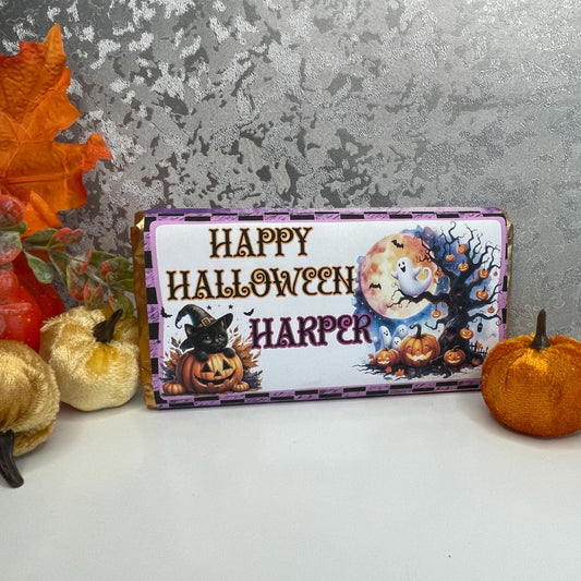 Halloween Chocolate Bar Wrapper