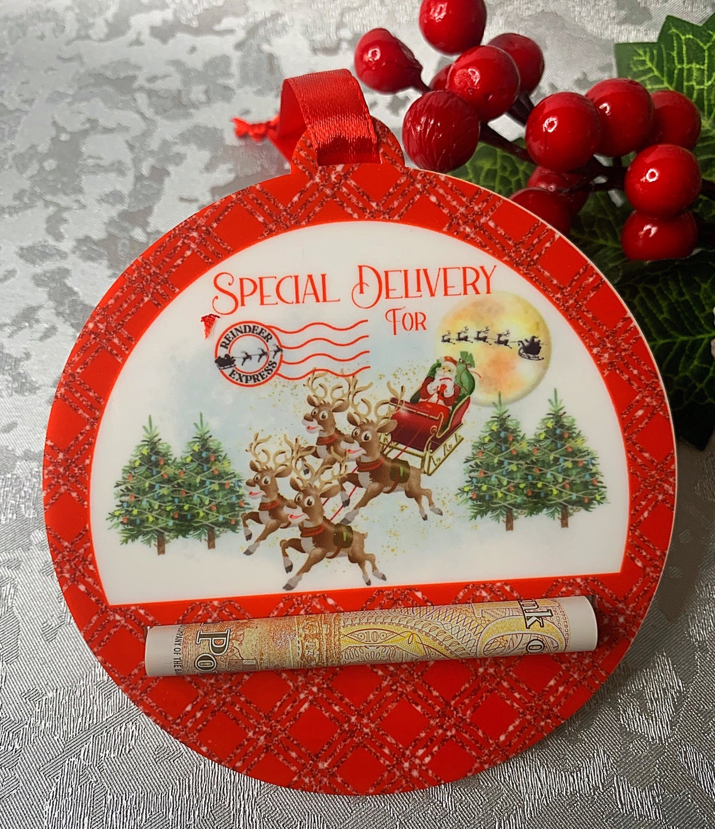 Christmas Money Gift Holder Bauble